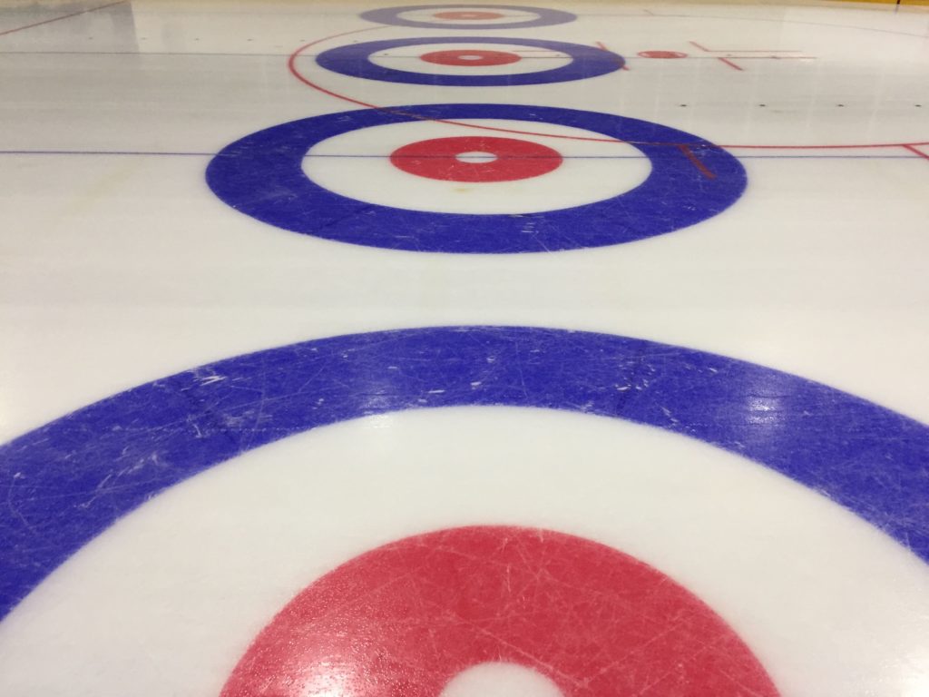 Curlingbaan het huis curlinghuis