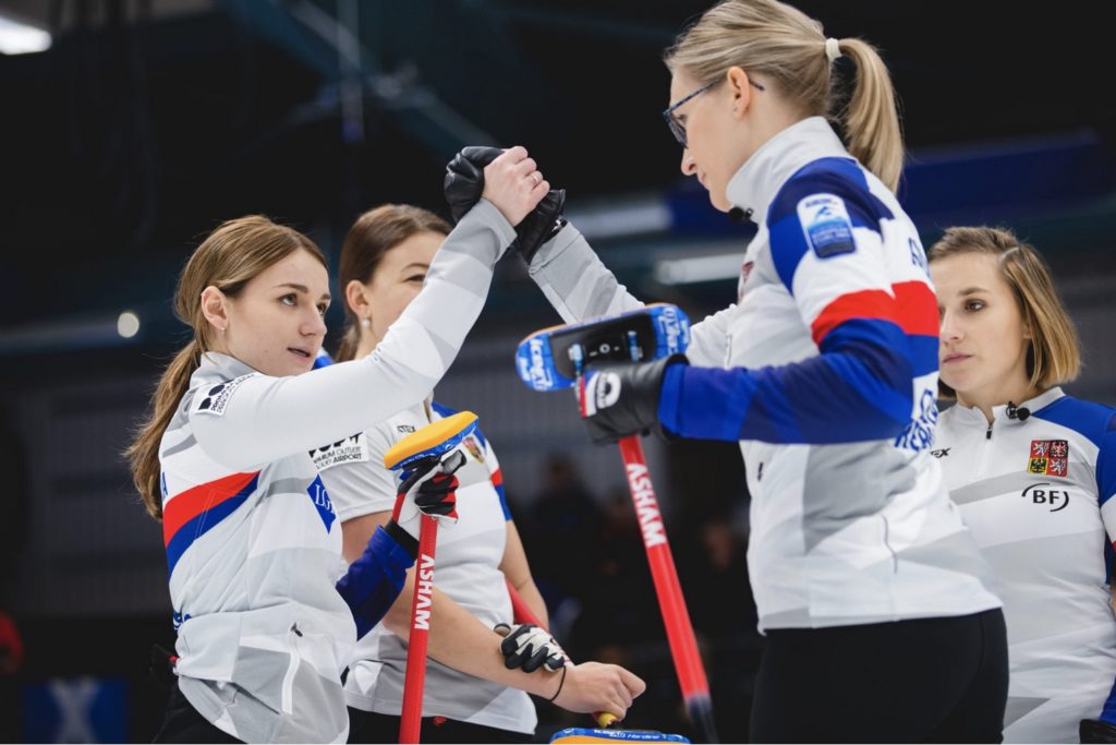 Czech Republic at the Le Gruyere AOP European Curling Championships 2019, Helsingborg, Sweden © WCF / Céline Stucki
